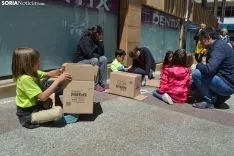 Una imagen de la plaza este sábado. /SN