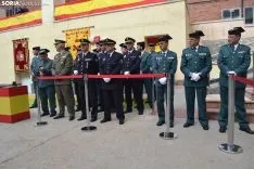 Una de las imágenes de este miércoles en la Comandancia de Soria. /SN