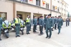 Una de las imágenes de este miércoles en la Comandancia de Soria. /SN