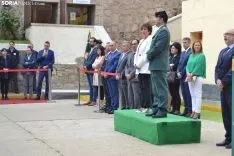 Una de las imágenes de este miércoles en la Comandancia de Soria. /SN
