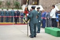 Una de las imágenes de este miércoles en la Comandancia de Soria. /SN