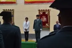 Una de las imágenes de este miércoles en la Comandancia de Soria. /SN