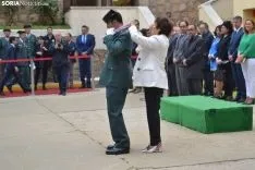 Una de las imágenes de este miércoles en la Comandancia de Soria. /SN