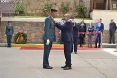 Una de las imágenes de este miércoles en la Comandancia de Soria. /SN