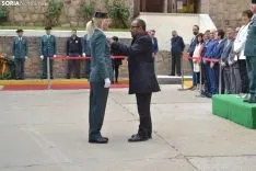 Una de las imágenes de este miércoles en la Comandancia de Soria. /SN