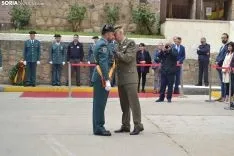 Una de las imágenes de este miércoles en la Comandancia de Soria. /SN