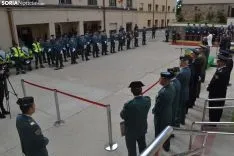 Una de las imágenes de este miércoles en la Comandancia de Soria. /SN