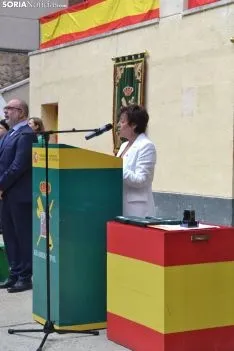 Una de las imágenes de este miércoles en la Comandancia de Soria. /SN