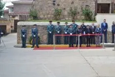Una de las imágenes de este miércoles en la Comandancia de Soria. /SN