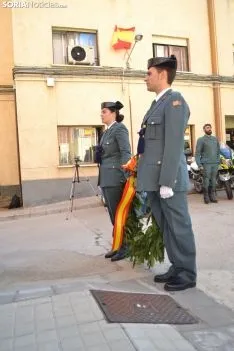 Una de las imágenes de este miércoles en la Comandancia de Soria. /SN