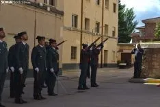 Una de las imágenes de este miércoles en la Comandancia de Soria. /SN