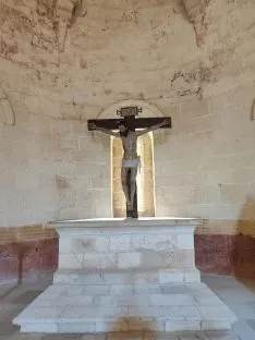 Una imagen de las actuaciones en la ermita. /DOS