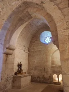 Una imagen de las actuaciones en la ermita. /DOS