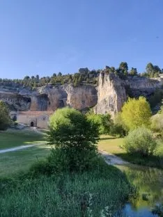 Una imagen de las actuaciones en la ermita. /DOS