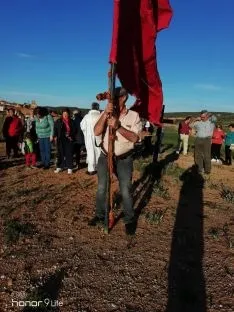Una imagen de la festividad de San Isidro en Quintanilla este miércoles. /SN