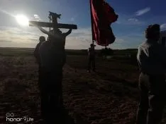 Una imagen de la festividad de San Isidro en Quintanilla este miércoles. /SN