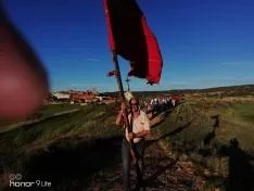 Una imagen de la festividad de San Isidro en Quintanilla este miércoles. /SN