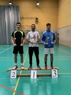 Podio del individual absoluto.