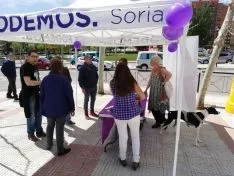 Podemos Soria en La Barriada. 