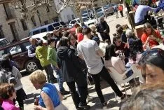 Una de las imágenes que dejaba la jornada. 