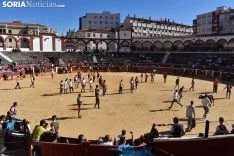 Suelta de vaquillas del Interpeñas 2019.