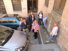 Visita de los candidatos del PP al Casco Histórico de Soria.