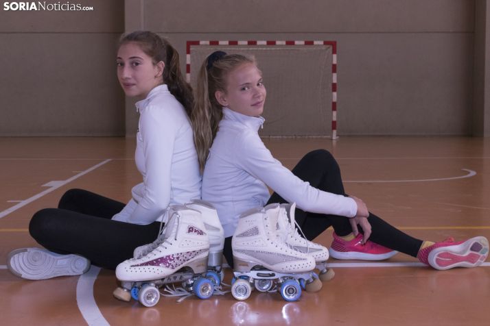 Ana Arancón y Gabriela Sanz, clasificadas para el Nacional de patinaje artístico. Jasmín Malvesado