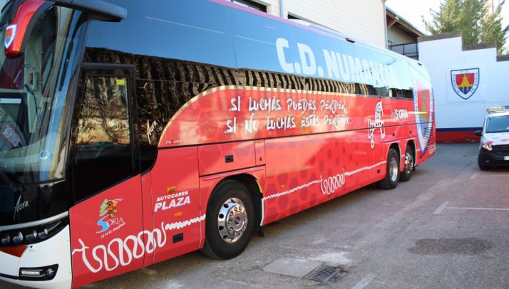 El Numancia pone un autobús para el partido contra el Zaragoza el domingo