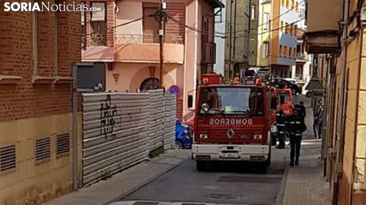 Imagen del despliegue asistencial tras la llamada esta mañana. /SN