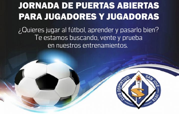El CD San José ya tiene programadas sus jornadas de puertas abiertas