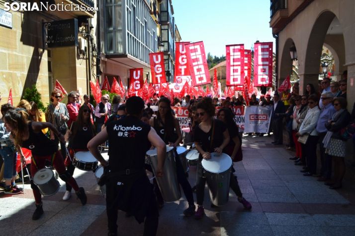 Manifestación del 1 de mayo de 2019 en Soria. Soria Noticias