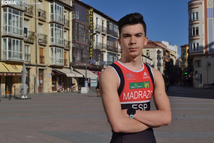 Pedro Madrazo, corredor Cadete del Triatlón Soriano. SN