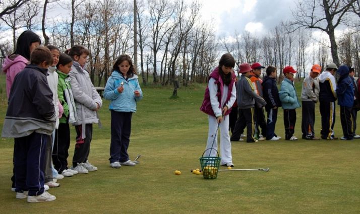 Escolares de la provincia en una edición pasada. 