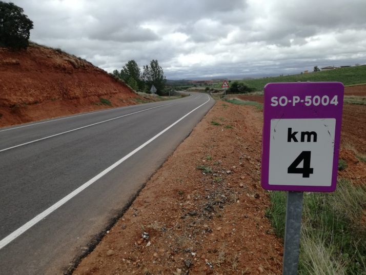 Modificaciones en las carreteras sorianas. Diputación de Soria