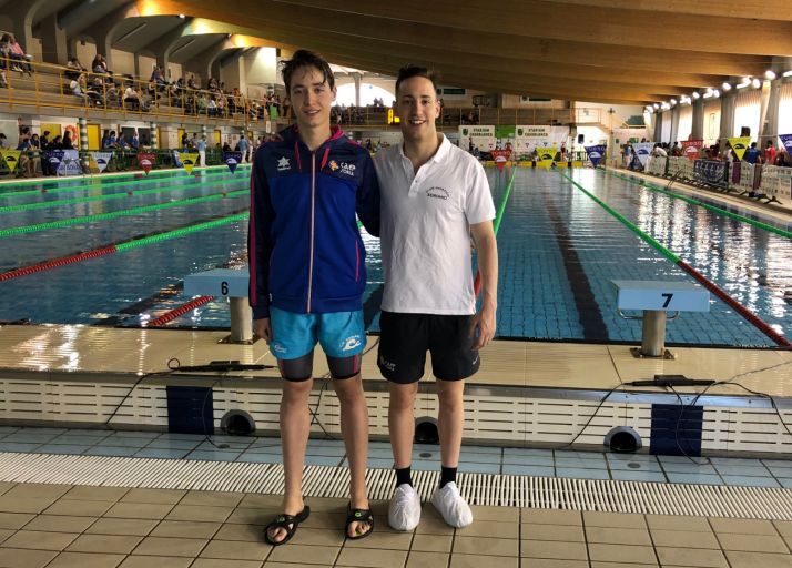 El nadador soriano Sergio Martín se estrena en un internacional absoluto