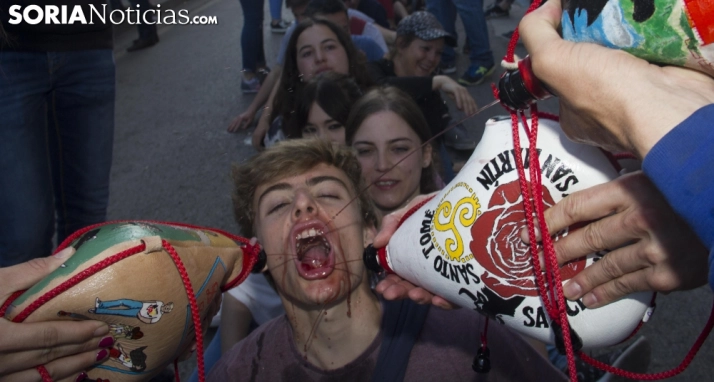 ¡Viva el vino! Soria reparte gratis más de 7.000 litros este domingo