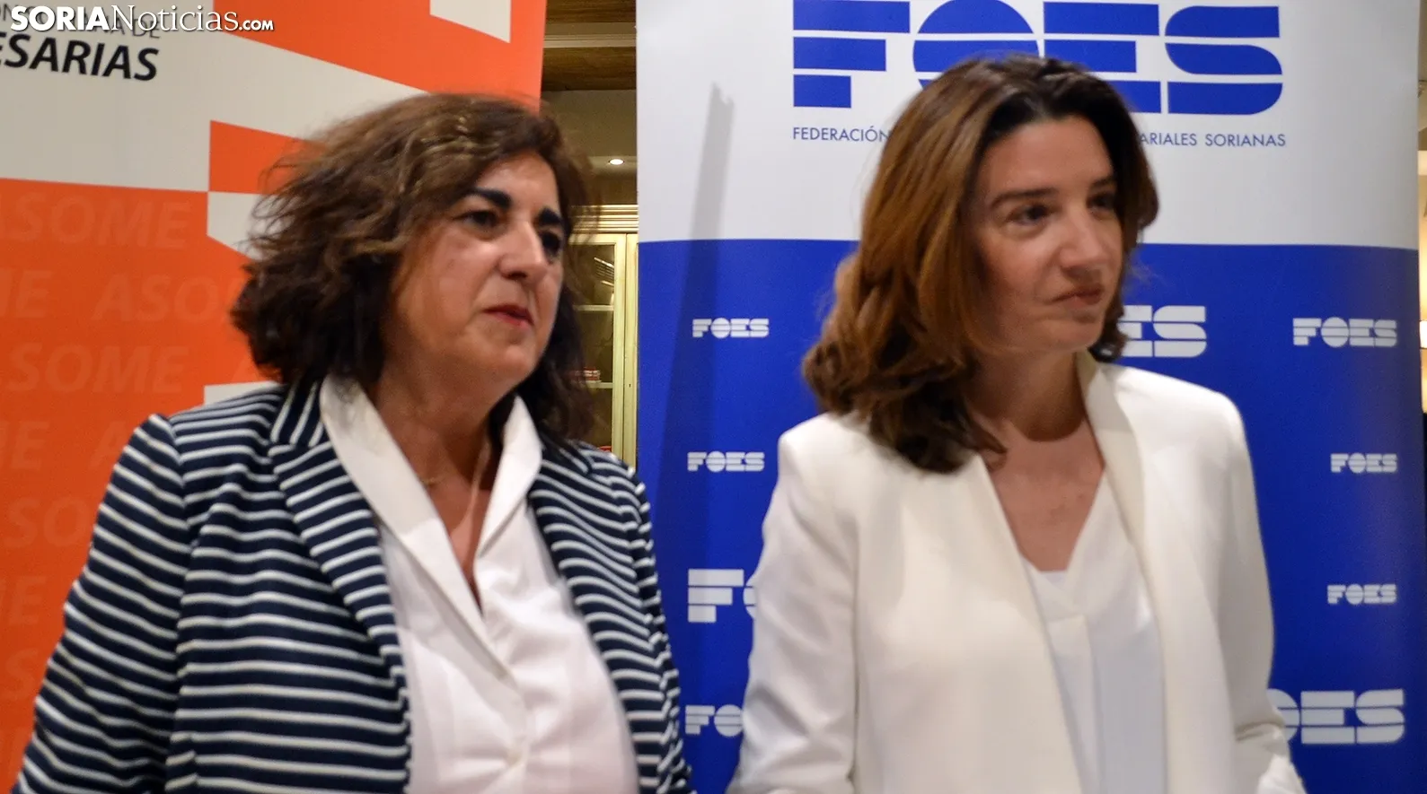 Elena Molinero (izda.) y María Angeles Fernández. /SN