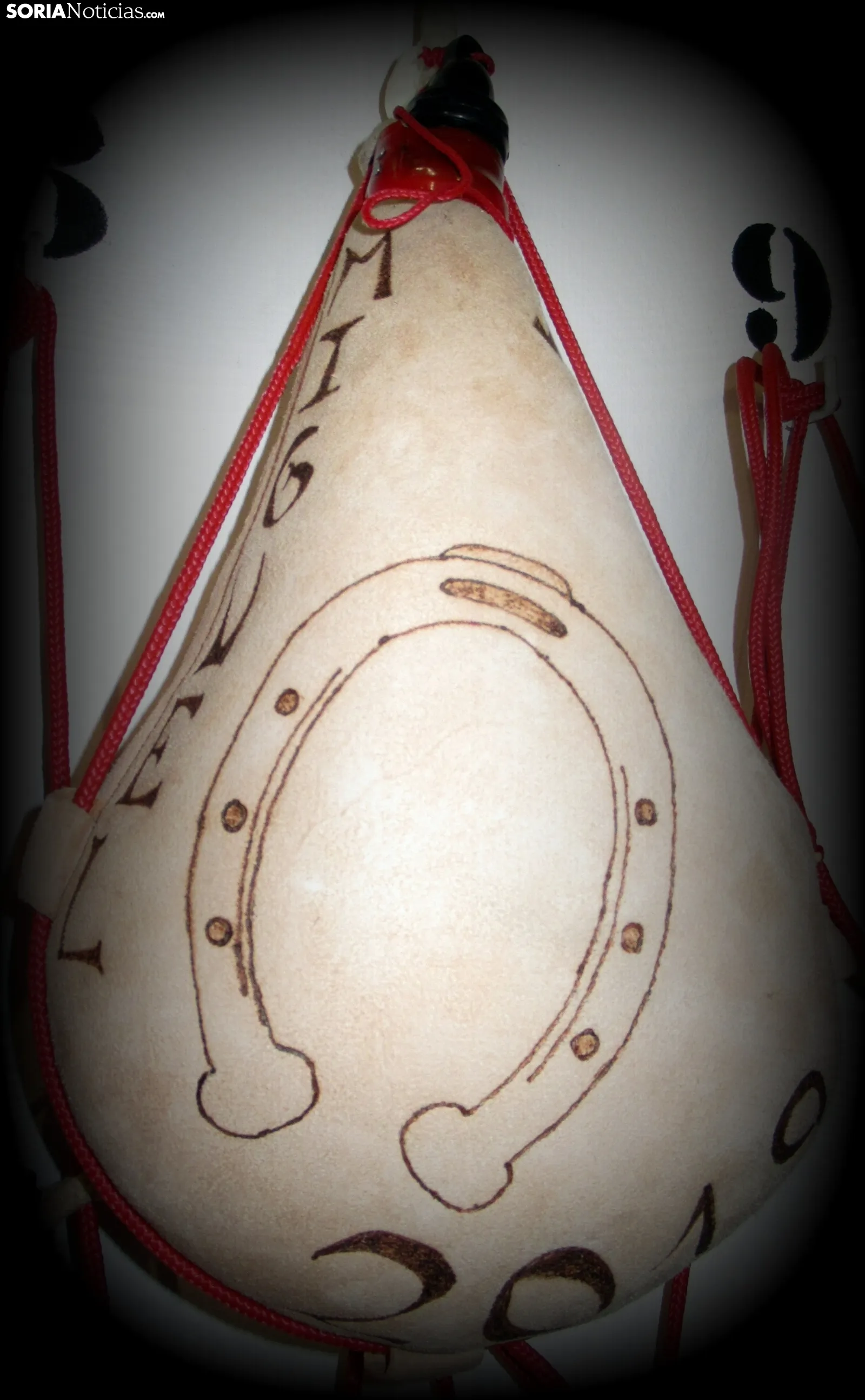 Bota firmada por Victorino de San Miguel. Alfredo García.