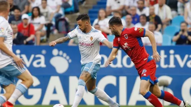 Zaragoza-Numancia en La Romareda. LaLiga 