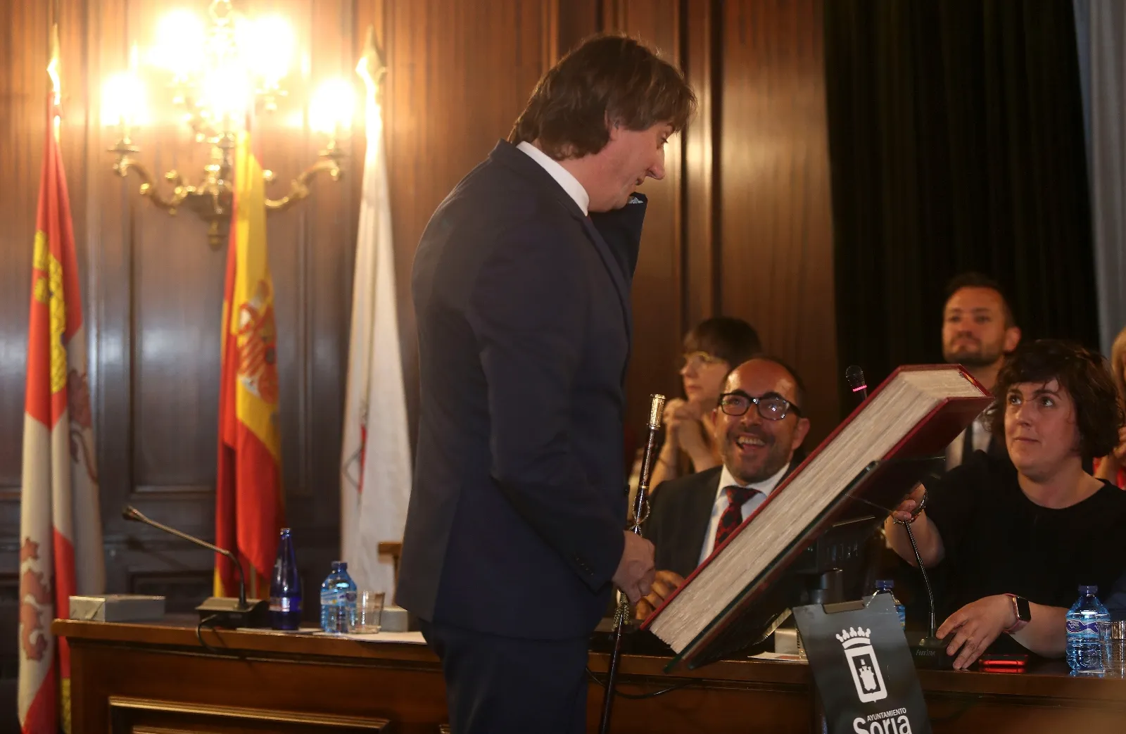 Toma de posesión de Carlos Martínez Mínguez. 