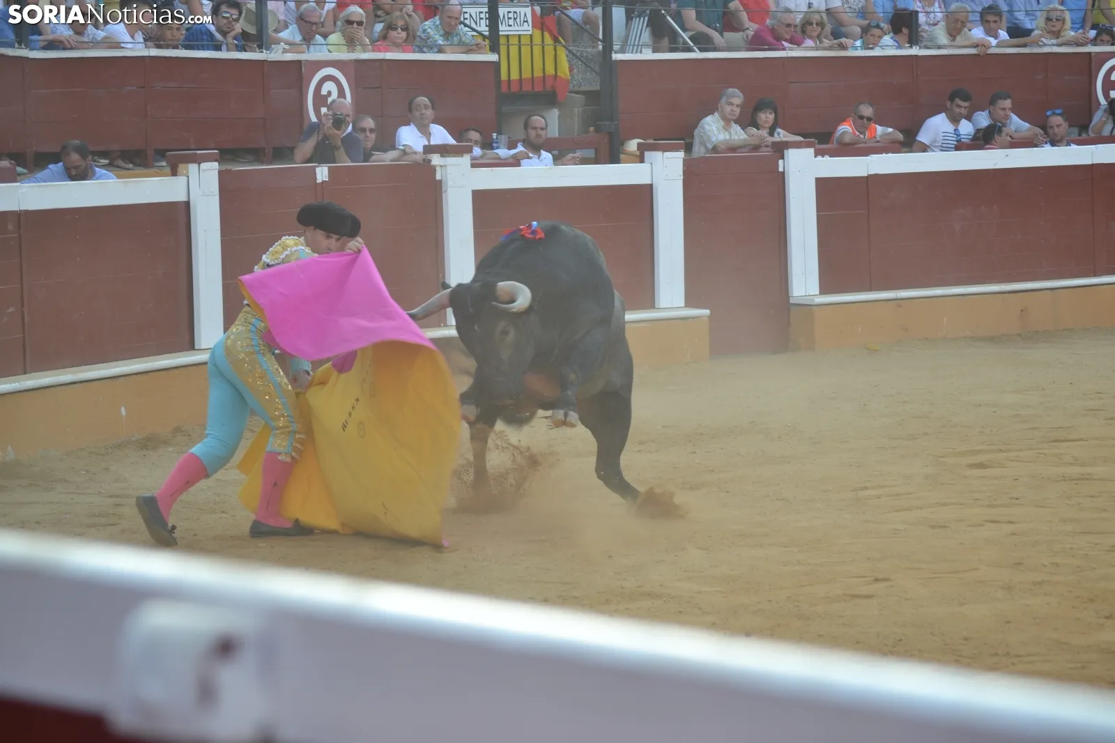 Una imagen de la tarde taurina soriana de este Sábado Agés. /SN