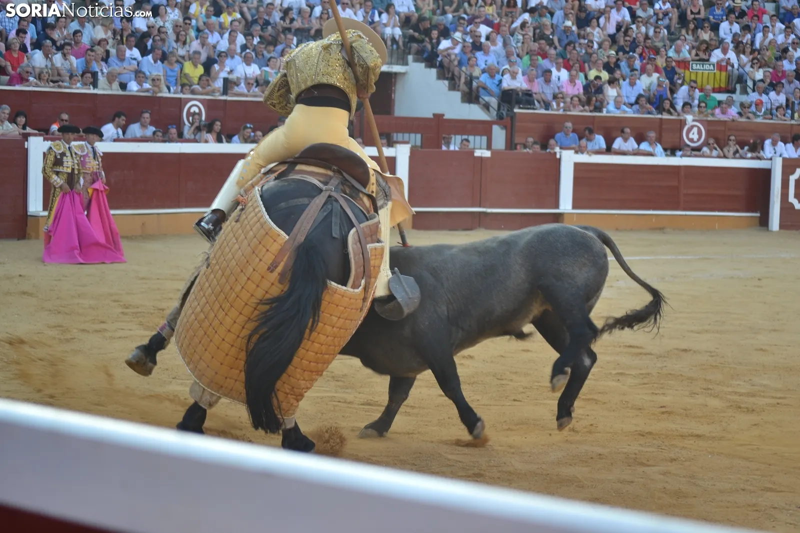 Una imagen de la tarde taurina soriana de este Sábado Agés. /SN