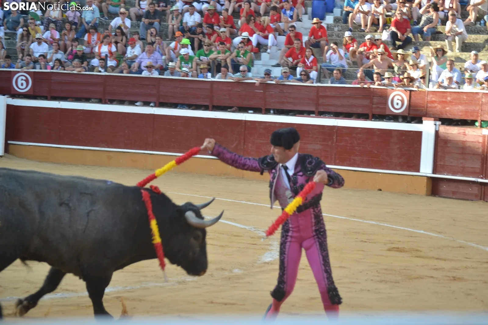 Una imagen de la tarde taurina soriana de este Sábado Agés. /SN