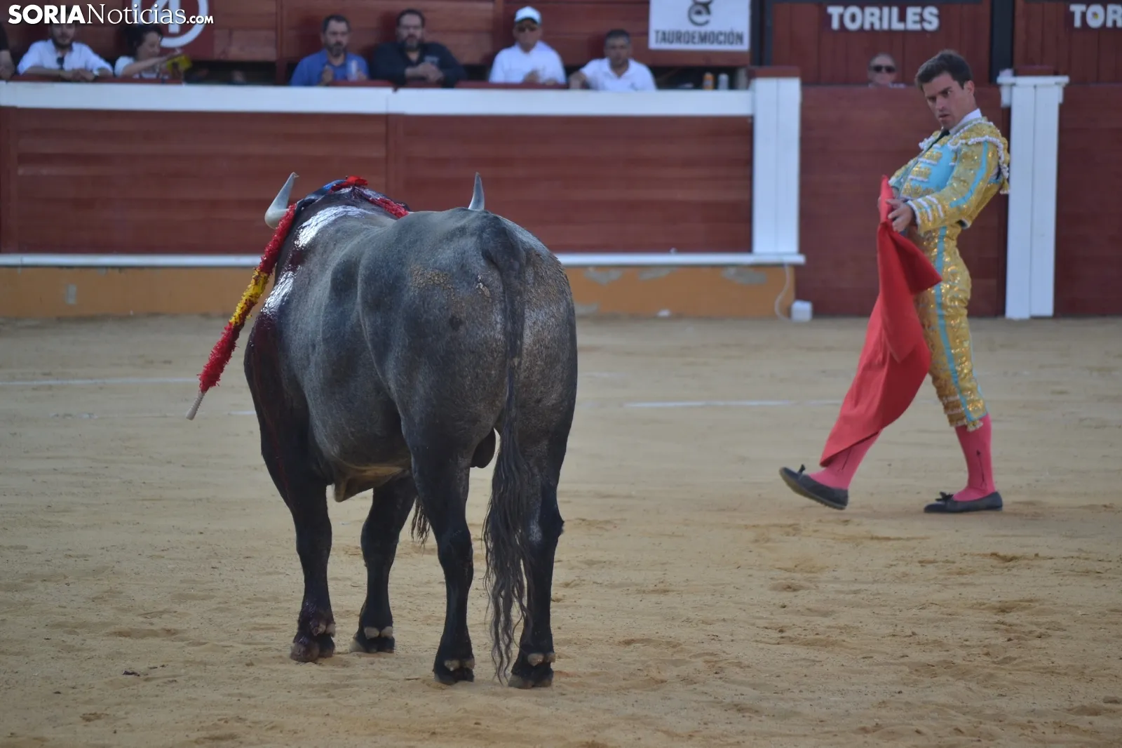 Una imagen de la tarde taurina soriana de este Sábado Agés. /SN
