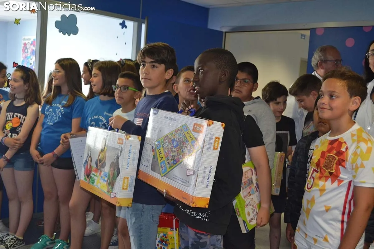 Alumnos de las Pedrizas en el Santa Bárbara.