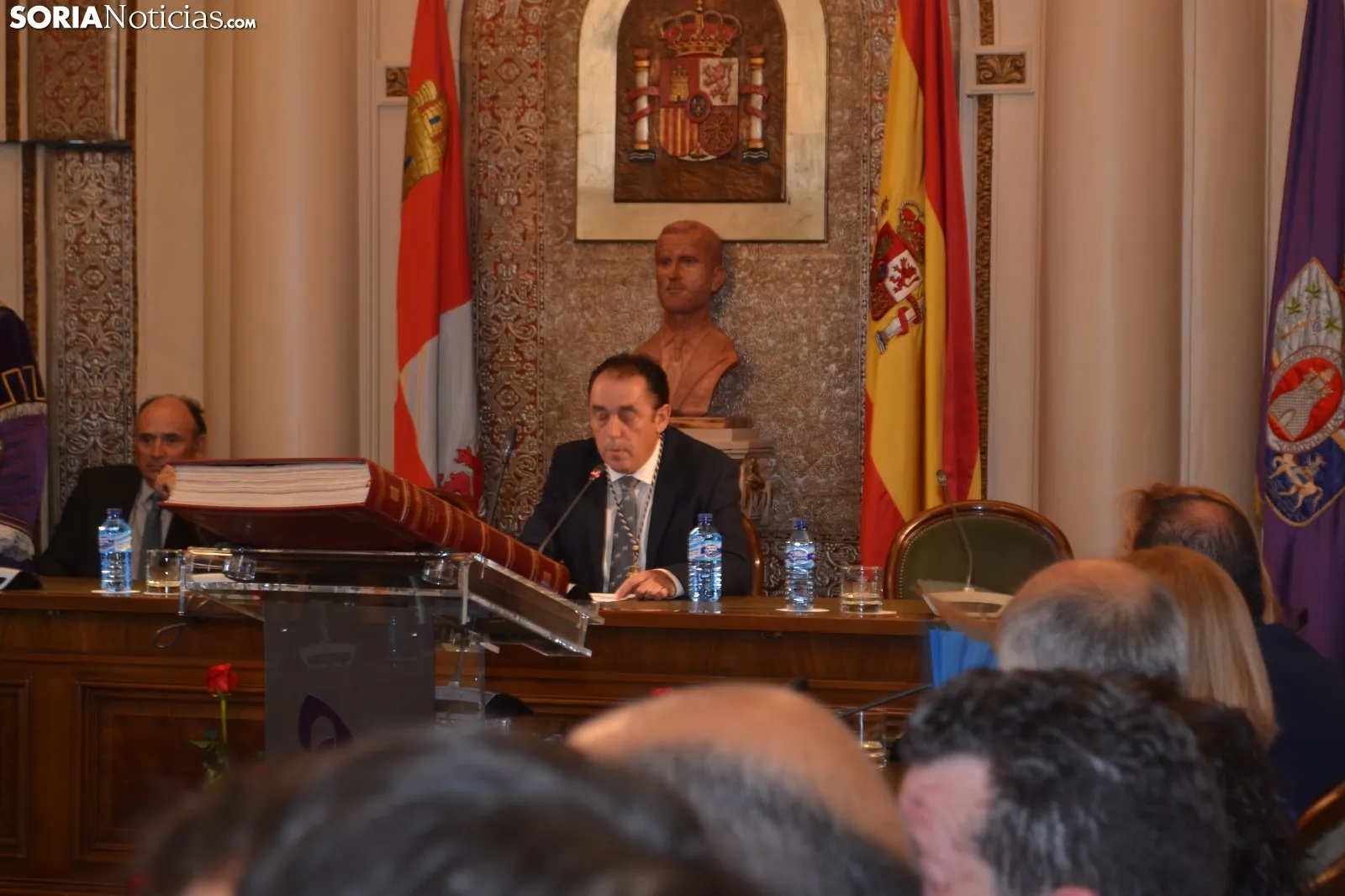 Una imagen de la jornada en el Palacio Provincial. /SN