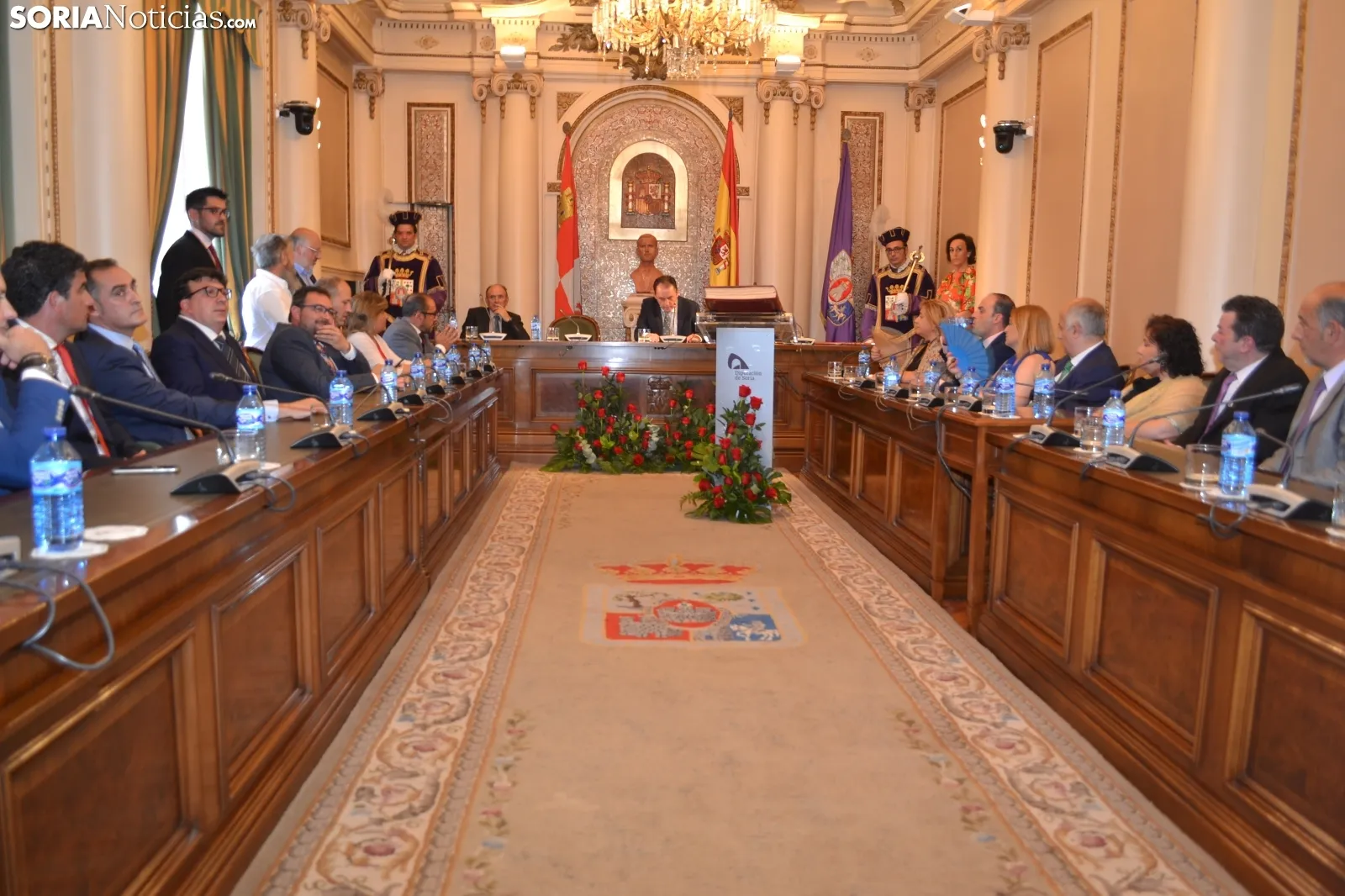 Una imagen de la jornada en el Palacio Provincial. /SN