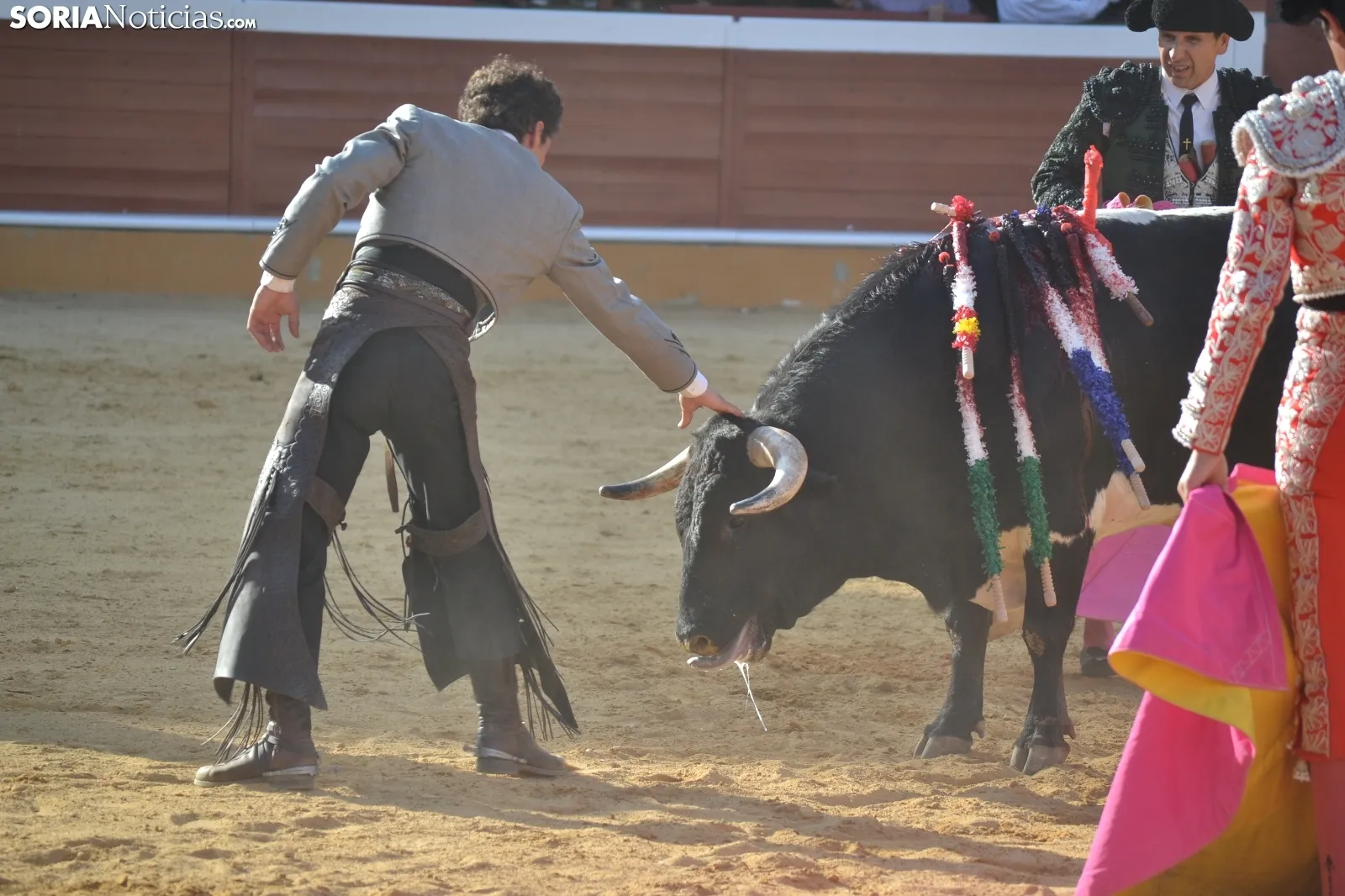 Una imagen de los rejones de este Miércoles El Pregón. /SN