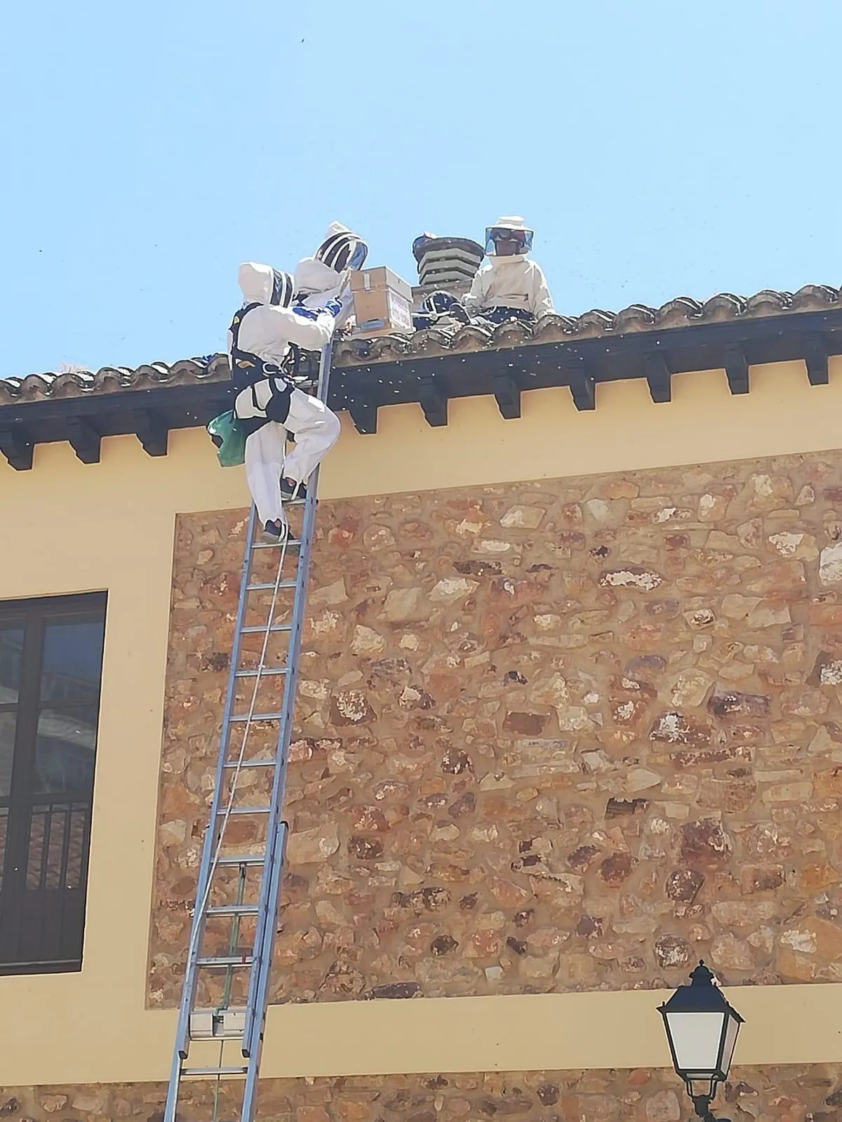 Imagen de las labores de los bomberos. /Ayto.