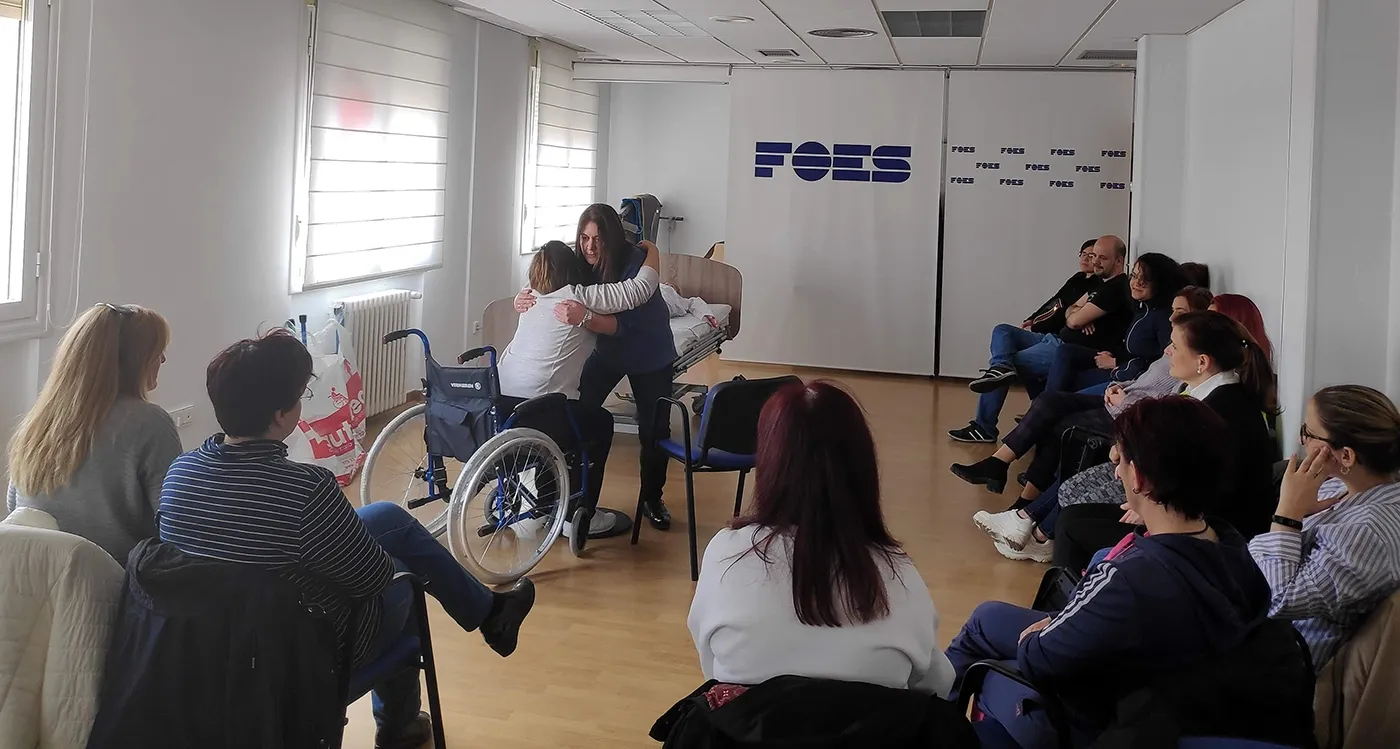 Imagen de una de las clases impartidas. /FOES